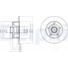 Delphi Bremsscheibe BG3030