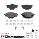 Zimmermann Bremsbelagsatz, Scheibenbremse 25827.175.2