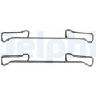 Delphi Zubehörsatz, Scheibenbremsbelag LX0155