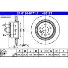 Bremsscheibe 24.0120-0171.1