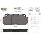 Valeo Bremsbelagsatz, Scheibenbremse OPTIPACK 882225