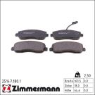 Zimmermann Bremsbelagsatz, Scheibenbremse 25147.180.1
