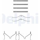 Delphi Zubehörsatz, Scheibenbremsbelag LX0143