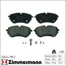 Zimmermann Bremsbelagsatz, Scheibenbremse 22644.190.2