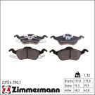 Zimmermann Bremsbelagsatz, Scheibenbremse 23154.190.1