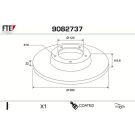 Bremsscheibe 9082737 Bremsscheibe 9082737