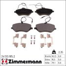 Zimmermann Bremsbelagsatz, Scheibenbremse 24133.185.2