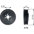 Gates Riemenscheibe, Kurbelwelle DriveAlign™ TVD1001