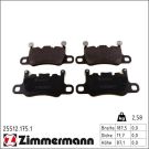 Zimmermann Bremsbelagsatz, Scheibenbremse 25512.175.1