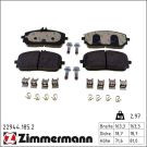 Zimmermann Bremsbelagsatz, Scheibenbremse 22944.185.2