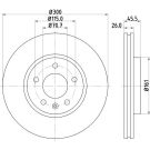 Bremsscheibe 8DD 355 116-591 Bremsscheibe 8DD 355 116-591