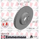 Zimmermann 2 x ZIMMERMANN Bremsscheibe FORMULA S 400.5521.30 Zimmermann 2 x ZIMMERMANN Bremsscheibe FORMULA S 400.5521.30