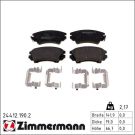 Zimmermann Bremsbelagsatz, Scheibenbremse 24412.190.2