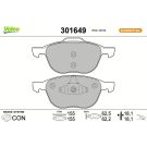 Valeo Bremsbelagsatz, Scheibenbremse ESSENTIAL 301649