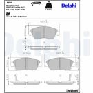 Delphi Bremsbelagsatz, Scheibenbremse LP809
