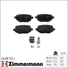 Zimmermann Bremsbelagsatz, Scheibenbremse 26198.175.2