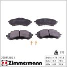 Zimmermann Bremsbelagsatz, Scheibenbremse 25895.185.1