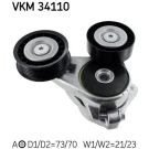 SKF Spannrolle, Keilrippenriemen VKM 34110