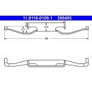 Feder, Bremssattel 11.8116-0109.1