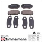 Zimmermann Bremsbelagsatz, Scheibenbremse 23921.200.1