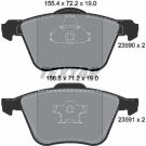 Bremsbelagsatz, Scheibenbremse 2359001 Bremsbelagsatz, Scheibenbremse 2359001