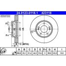 Bremsscheibe 24.0123-0118.1