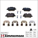 Zimmermann Bremsbelagsatz, Scheibenbremse 21421.165.2