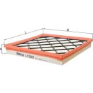Knecht Luftfilter LX 2882