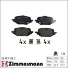 Bremsbelagsatz, Scheibenbremse 26797.170.2 Bremsbelagsatz, Scheibenbremse 26797.170.2