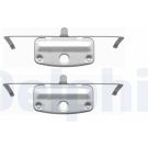 Delphi Zubehörsatz, Scheibenbremsbelag LX0399