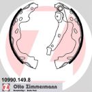 Zimmermann Bremsbackensatz 10990.149.8 Zimmermann Bremsbackensatz 10990.149.8