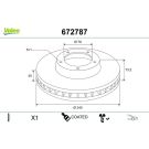 Bremsscheibe 672787