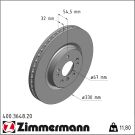 Zimmermann Bremsscheibe Coat Z 400.3648.20