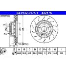 Bremsscheibe 24.0132-0175.1