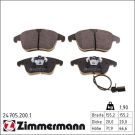 Zimmermann Bremsbelagsatz, Scheibenbremse 24705.200.1