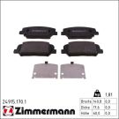 Zimmermann Bremsbelagsatz, Scheibenbremse 24915.170.1