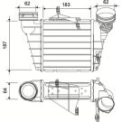 Ladeluftkühler 822954