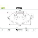 Bremsscheibe 673000