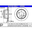 Bremsscheibe 24.0120-0202.1