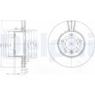 Delphi Bremsscheibe BG3998C