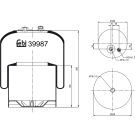 FEBI BILSTEIN 39987 Federbalg, Luftfederung