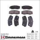 Zimmermann Bremsbelagsatz, Scheibenbremse 24510.170.1