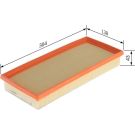 BOSCH F 026 400 140 Luftfilter