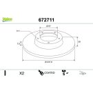 Bremsscheibe 672711