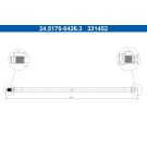 ATE Bremsschlauch 24.5170-0426.3