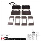 Zimmermann Bremsbelagsatz, Scheibenbremse 23273.160.2