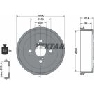 Textar Bremstrommel 94021200