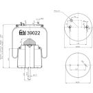 FEBI BILSTEIN 39022 Federbalg, Luftfederung