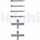 Delphi Zubehörsatz, Scheibenbremsbelag LX0039