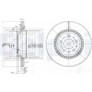 Delphi Bremsscheibe BG3782C Delphi Bremsscheibe BG3782C